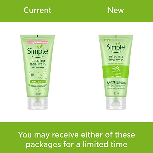 Simple Kind To Skin Refreshing Facial Wash Gel