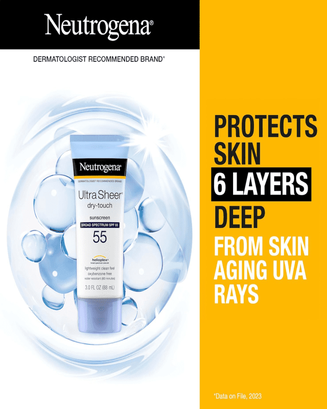 Neutrogena Ultra Sheer Dry-Touch Sunblock SPF50+