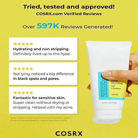 COSRX Low Ph Good Morning Gel Cleanser