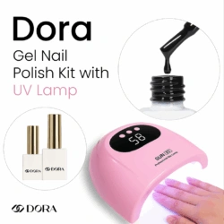 Dora Gel Nail Polish Kit with UV Lamp