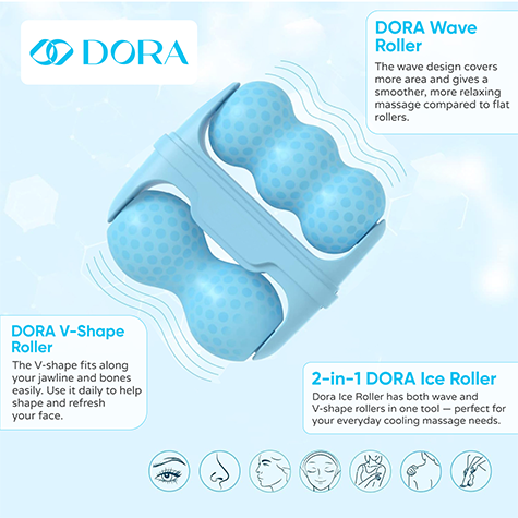 DORA 2-in-1 Ice Roller for Face & Body