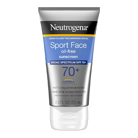 Neutrogena Sport Face oil Free Sunscreen SPF 70+ 73ml