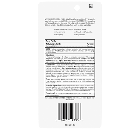 Neutrogena Pure & Fresh Baby Zinc Oxide SPF50 13g