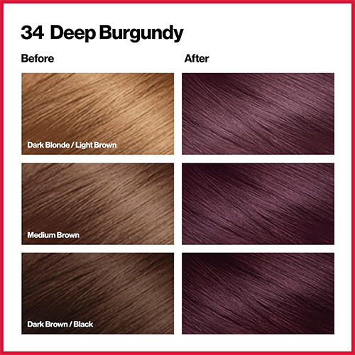 Revlon Colorsilk Beautiful Hair Color – 34 Deep Burgundy