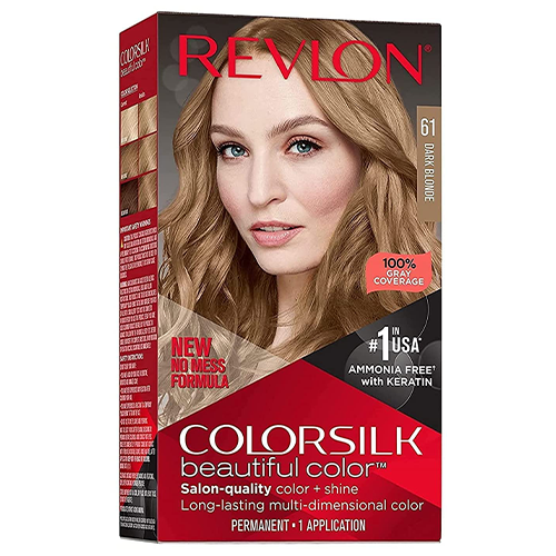 Revlon ColorSilk Beautiful Color, Dark Blonde 61