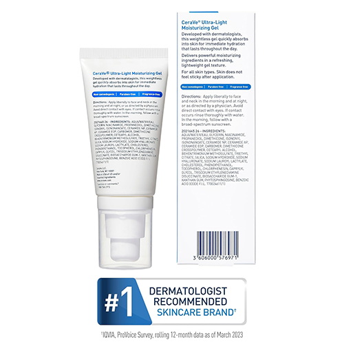 CeraVe Ultra Light Moisturizing Face Gel 52ml