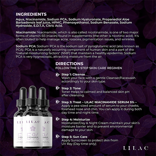 LILAC NIACINAMIDE SERUM 5%
