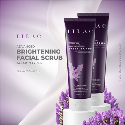 Lilac Brightening Daily Scrub All Skin Types 120ml