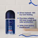 Nivea Men Cool Kick Deodorant Roll On 50ml