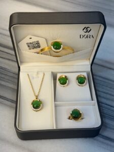 Titanium Metal Jewelry Set