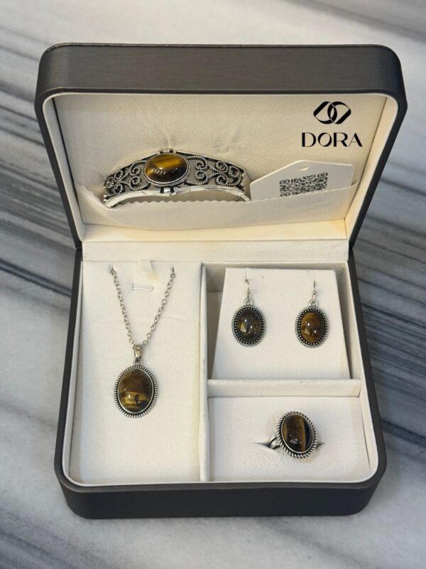 Titanium Metal Jewelry Set