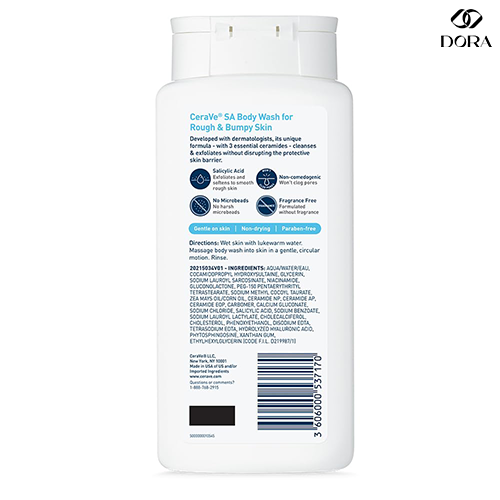 CeraVe SA Body Wash for Rough & Bumpy Skin 269ml